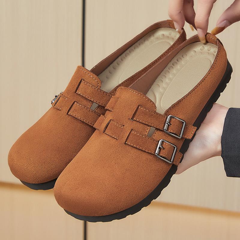 

Birken FootPairs for Lady HotSeason BrandNew Versatile Lazy FootPairs DailyWear Slippers Thick Sole Half-pack Boken Lady FootPairs 41
