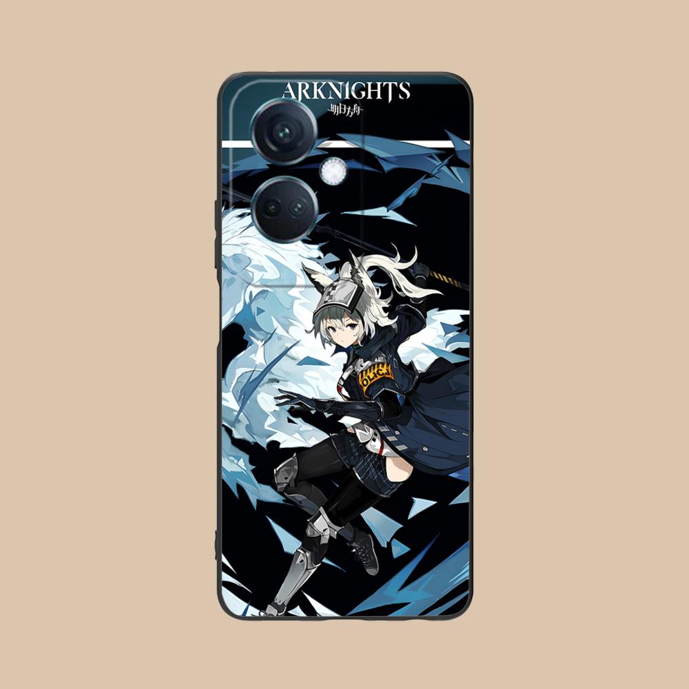 Arknights Grani Mattes TPU-Handyhülle für OPPO Reno 14 13 12 11 10 9 8 7 6 5 F T Pro 5G Bunte Druckabdeckung