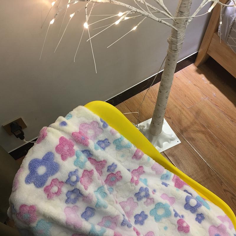 Милое цветочное одеяло 80*100 см в корейском стиле — фото 3