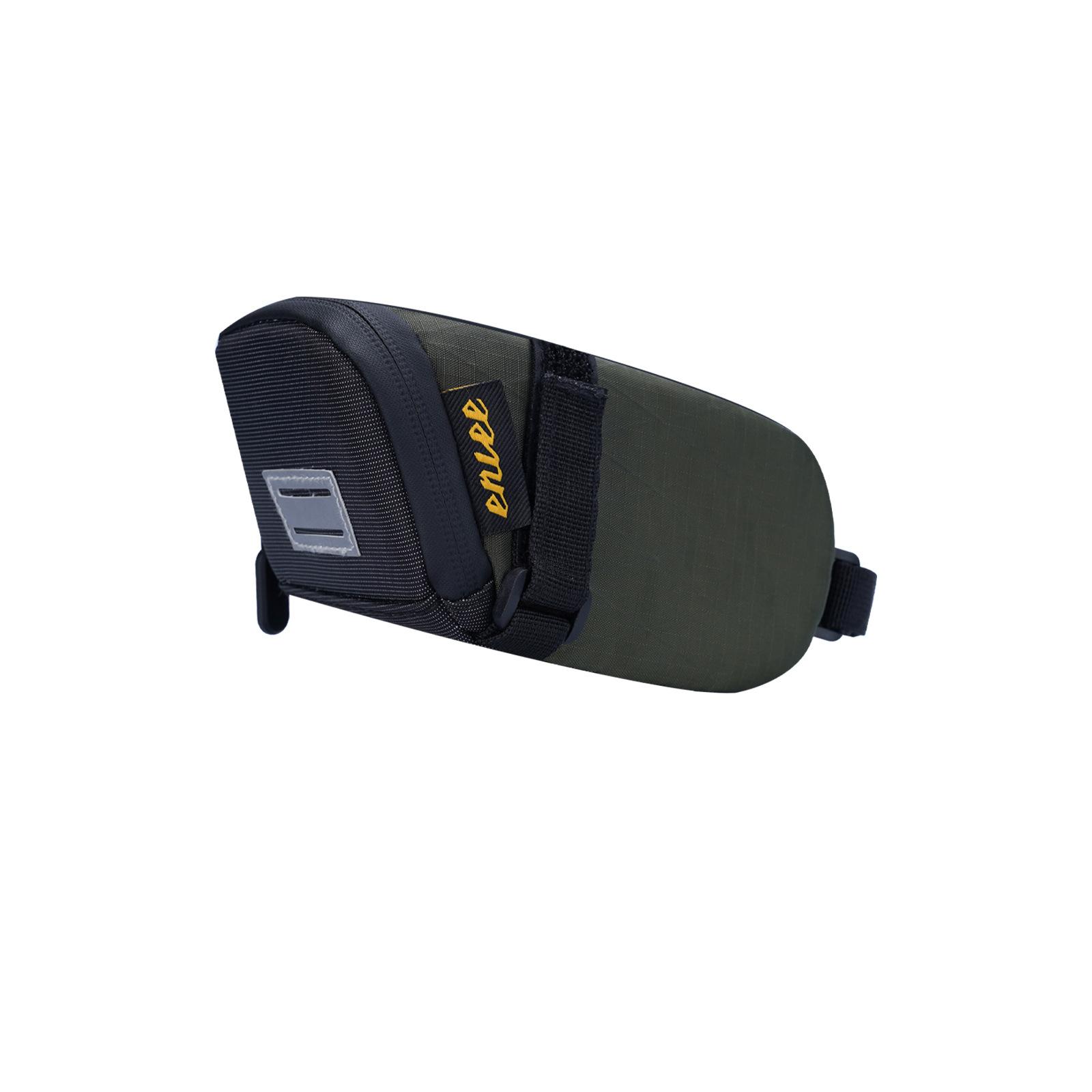 

ENLEE Bicycle Saddle Rear Tail Bag, Mountain Road Bike Waterproof Trailer Seat Cushion Bag Quick Release Tool Riding Bag зелений