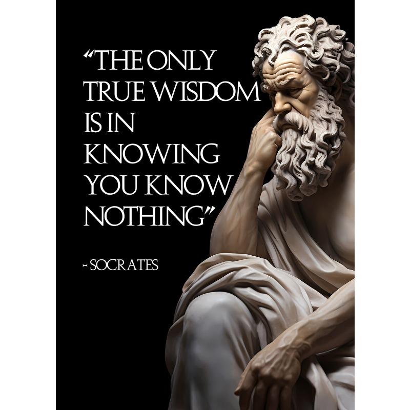 Marcus Aurelius Stoicism Inspirational Quote Posters and Prints Canvas Painting Wall Art Picture for Room Home Office Decor