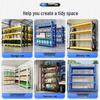 Heavy-Duty Multi-Layer Floor-Standing Storage Shelf for Warehouse and Home