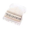 Transparent Kalimba Acrylic Finger Pianos 17 Keys Thumb Piano with Letters and Notes Musical Instrument Gifts for Girls
