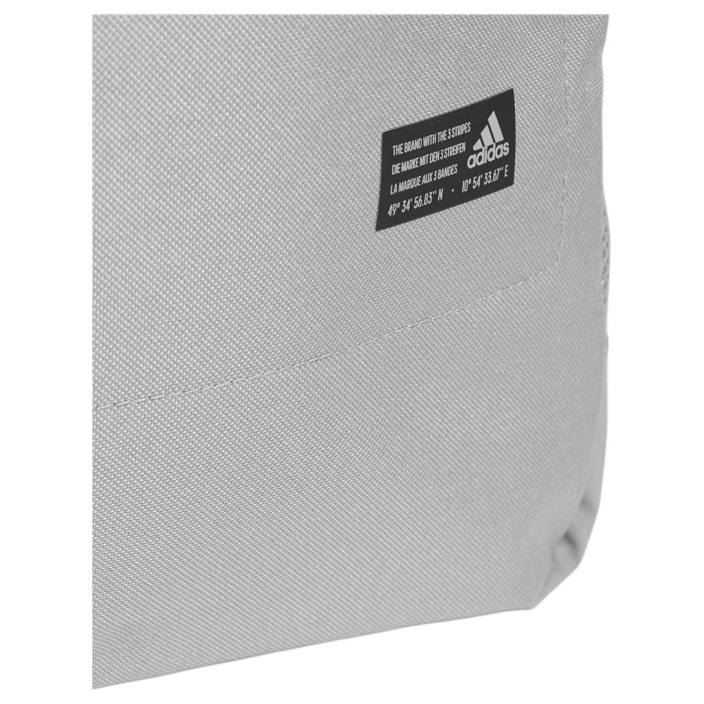 Adidas Recycled Polyester Backpack Unisex Gray Adidas JZ4796