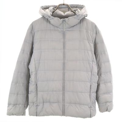 Seamless Light Down Jacket XL Gray Women Used