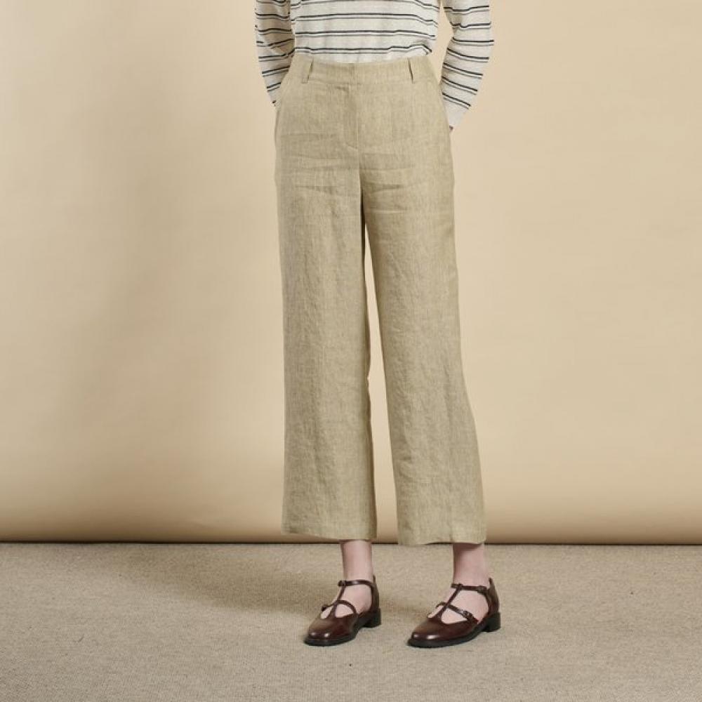 

Bcbg Linen Backbanding Pants B6m3p315 beige (72)/55