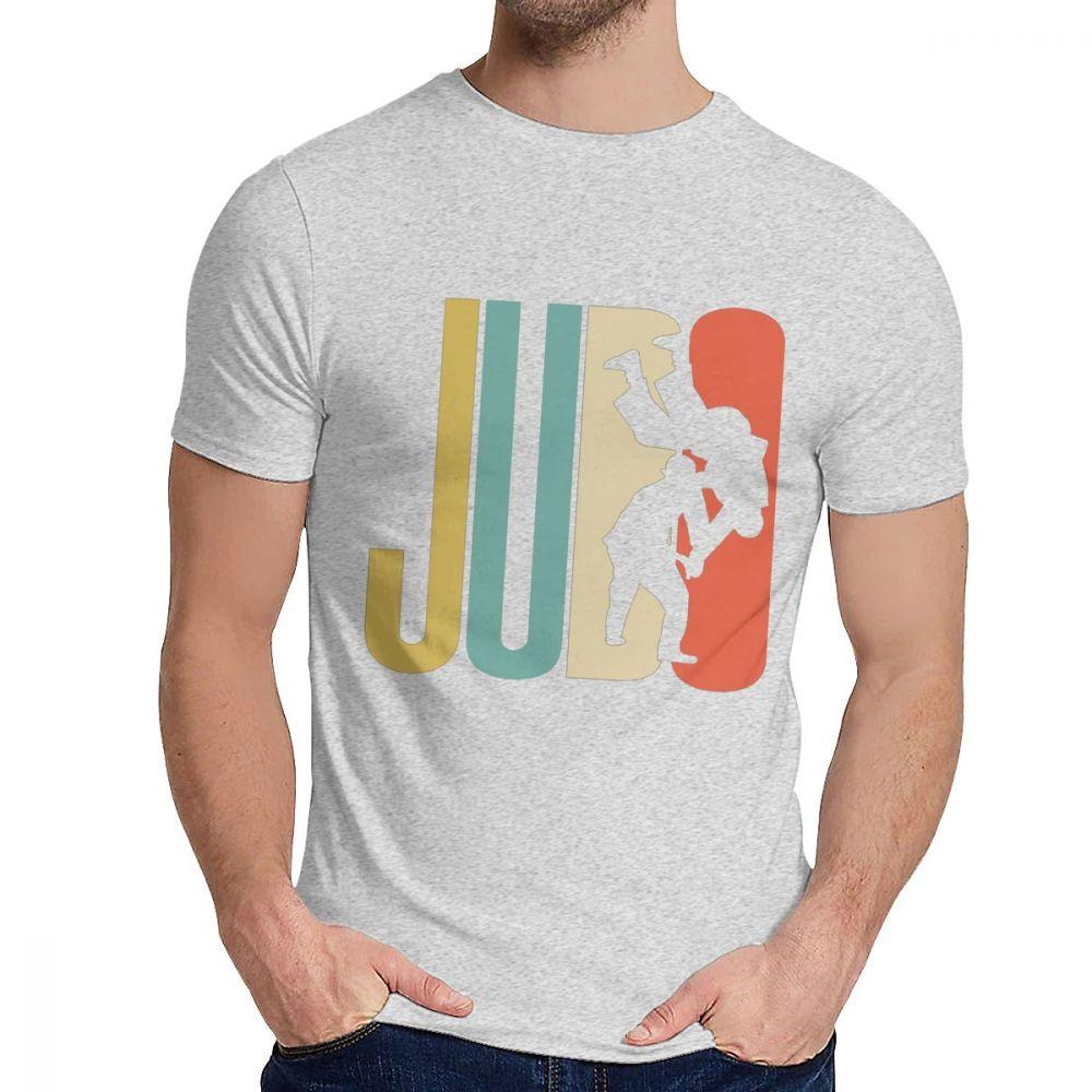 Judo Japansk kampsport T-shirt Mode Rundhalsad Nördig Unisex Bomull Stor Storlek T-shirt