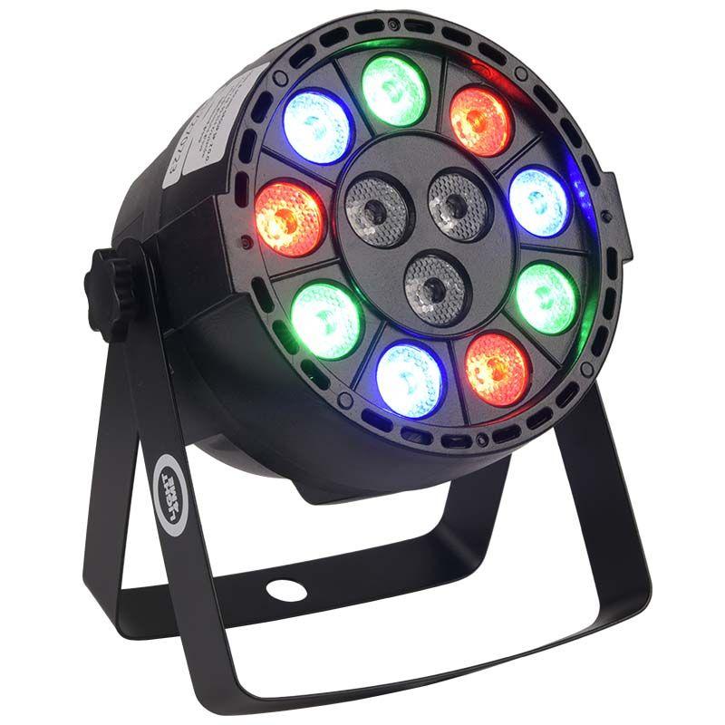 Light4Me P12 Led Par Rgbw Mały Lekki Reflektor Oświetlenie Sceniczne Dekoracja Światłem + Pilot