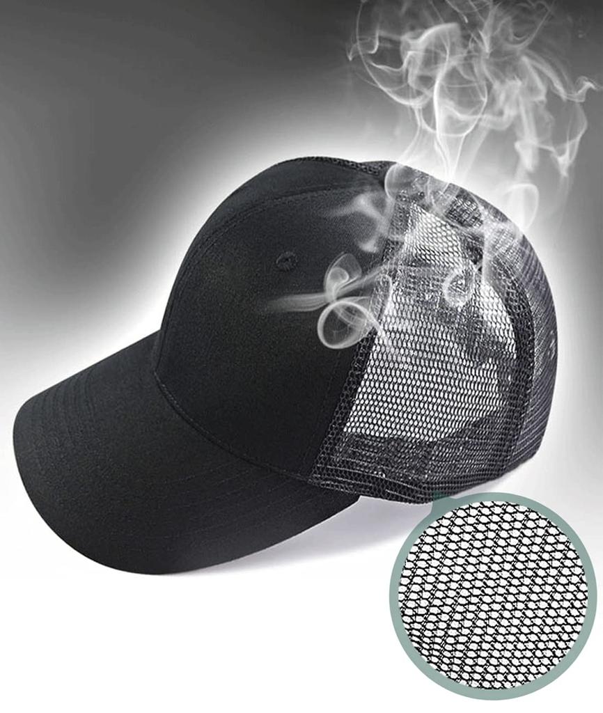 Laquest Deep Mesh Large Size No Cap, (Navy, Logo)