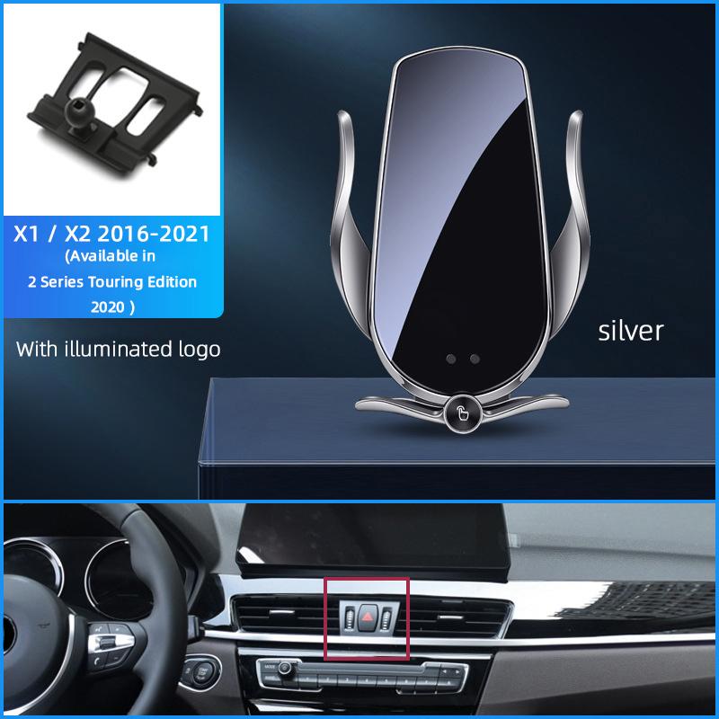 For Bmw X1 X2 X3 X4 X5 X6 X7 2 3 5 7 Series Wireless Charging Magnetic Car Phone Holder Base Charger Auto Accessories For iPhone