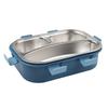 3 Compartment Container Stainless Steel Lunch Box Non-Microwave Safe