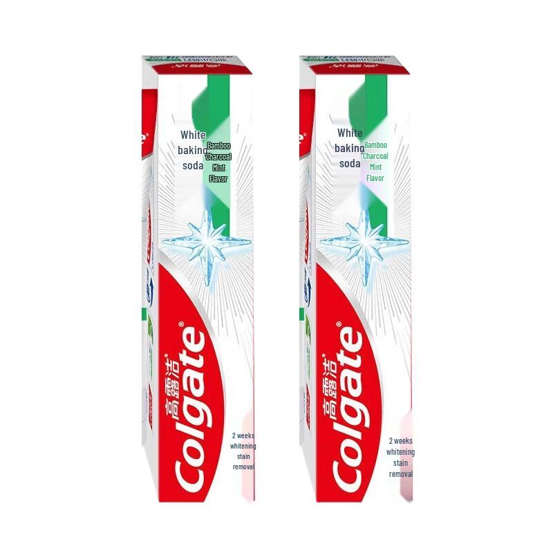 Colgate Strong White Bamboo Charcoal Mint Toothpaste Twin Pack