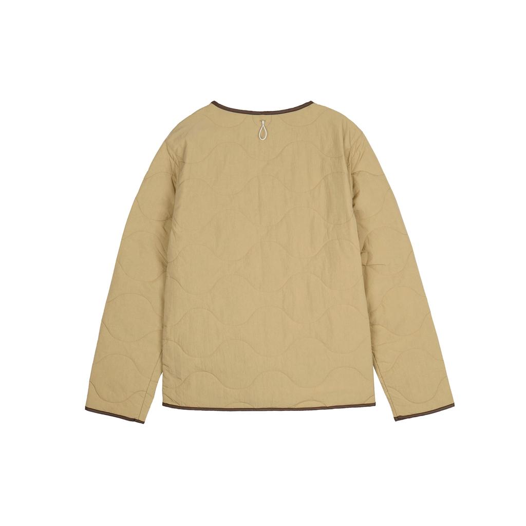 Nike Sportswear Embroidered Logo Solid Crew Neck Jacket Men Jacket Apricot-Tea DZ5223-297