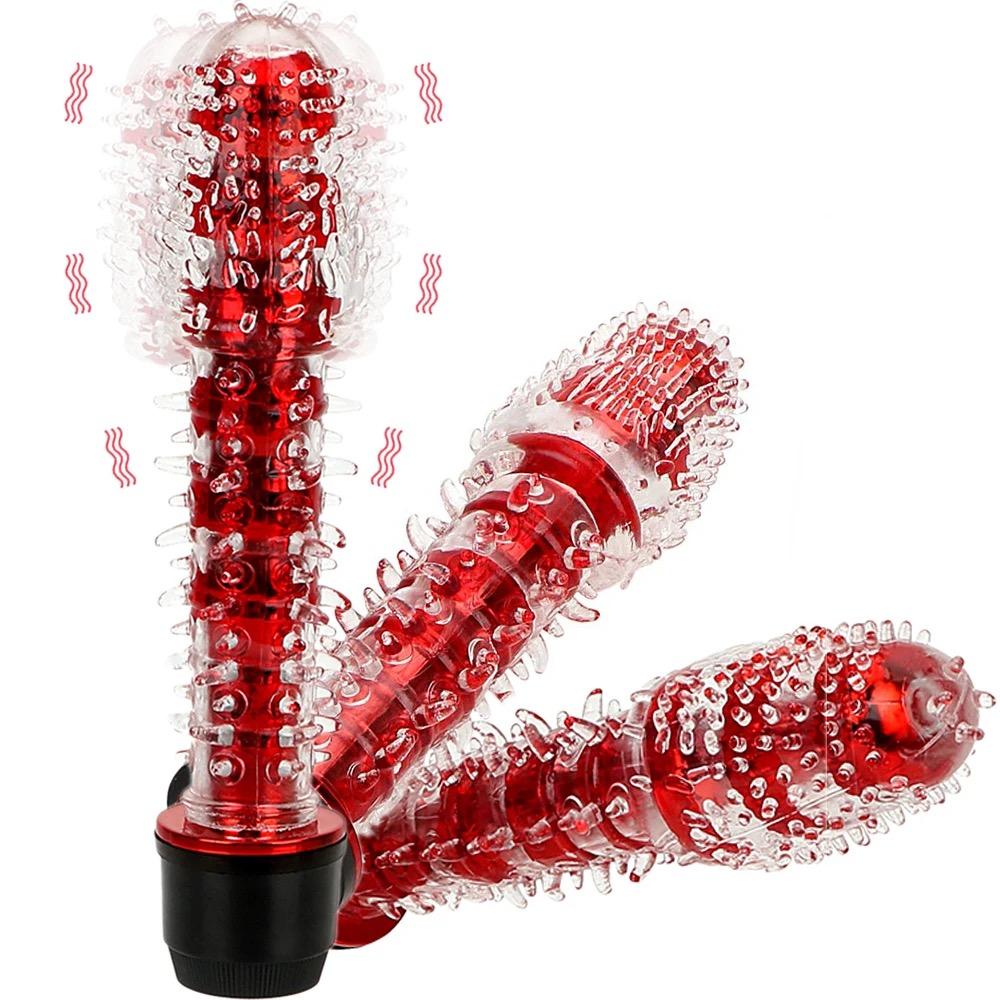 Kulevibrator for vaginale kvinner Dildo Penis Sexleketøy for voksne forsyninger Vibro Erotisk TPE Kvinne Kraftig G-Spot Klitoris