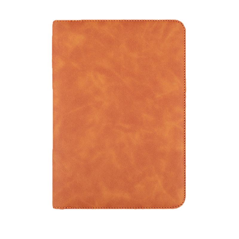 Zippered Binder Notebook - Creative Simple Business Design, Faux Leather Meeting Minutes Book, Available in A5, B5, A6 Sizes.