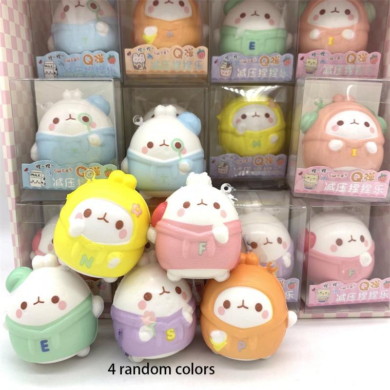 

Мялка-антистресс Моланг Зайчик Игрушка Кукла для снятия стресса Подвеска Детские подарки Девочка