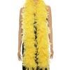1Pc 2 Yards 85 Grams Turkey Chandelle Feather Boa For Diy Craft,Party Dancing Dress Up, Halloween Decoration