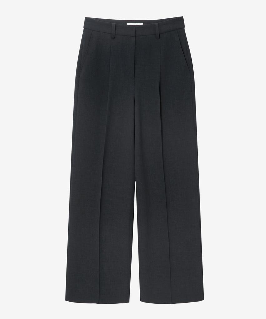 MIND BRIDGE WOMEN [W] Single-Pleat Wide Slacks - 4 Colors