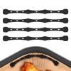 4PCS Air Fryer Magnets Set for Parchment Paper Air Fryer Liner Magnet Silicone Buckle High-temp Resistant Air Fryer Accessories