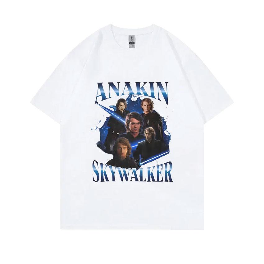 Limited Anakin Skywalker Tshirt Unisex Women Casual Cotton T Shirts Unisex Fashion Oversized Streetwear Male Vintage Cool Tshirt