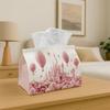 1pc Pink Castle Fantasy Tissue Box | Hot Air Balloon Pastel Dream Napkin Storage Box, Suitable for Rolls/Facial Tissues/Single Sheets, Multi-functiona