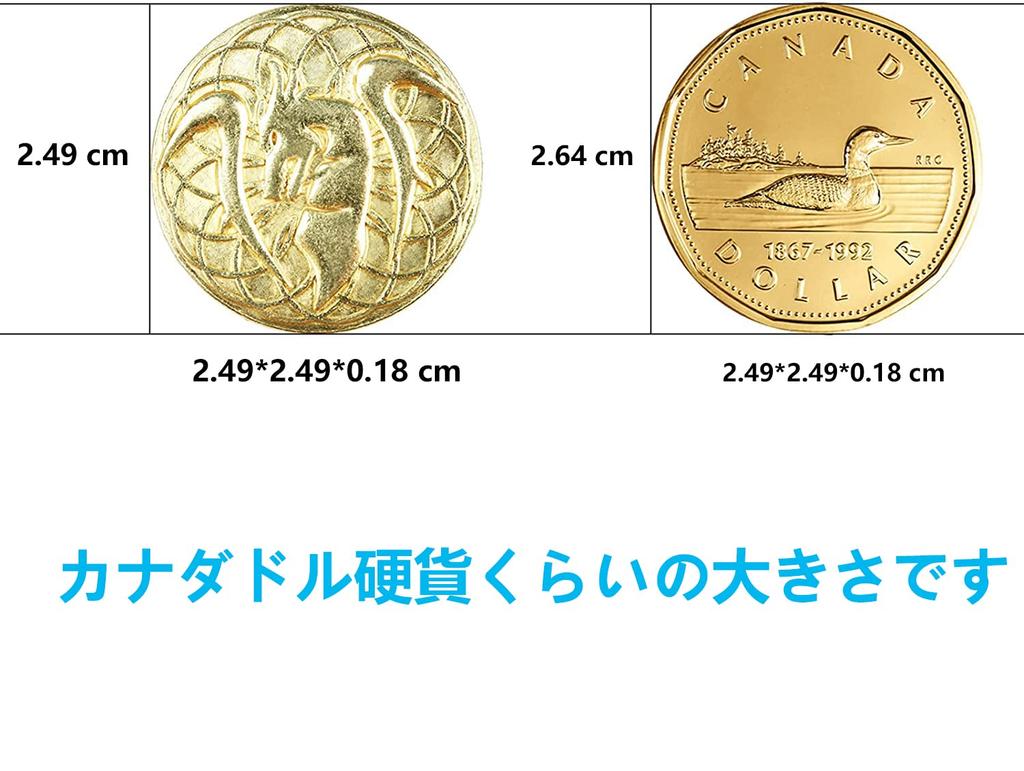 50 Gold Coins PU Leather DND Metal Fantasy Coin Treasures for Board Fake Coins as Game Tokens for Dungeons Tabletop TTRPG Game Medieval Retro