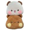 Cute Bubu Dudu Plush Pillow Yier Panda Bear Dolls Lovely Cartoon Stuffed Soft Plushies Car Cushion Sofa Pillows Home Decoration