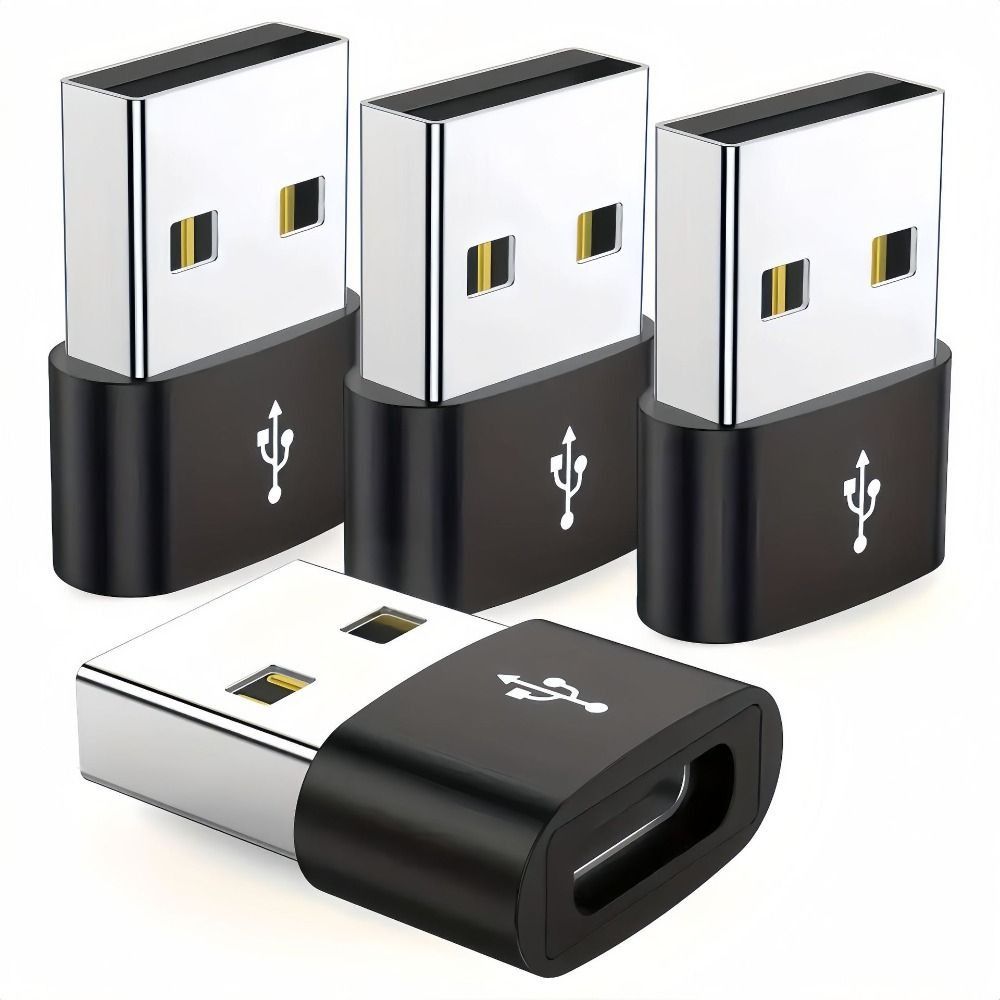 5pcs Mini OTG Data Adapter Portable USB Receiver Adapter USB Type C Adapter Mobile Phone