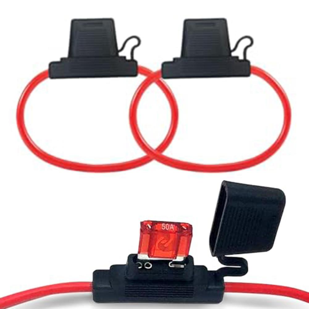 Automotive Replacement 10 AWG Fuse Holder Automotive Fuse Holder Power Protection Reliable Power Distribution Convenient Usage China Mainland