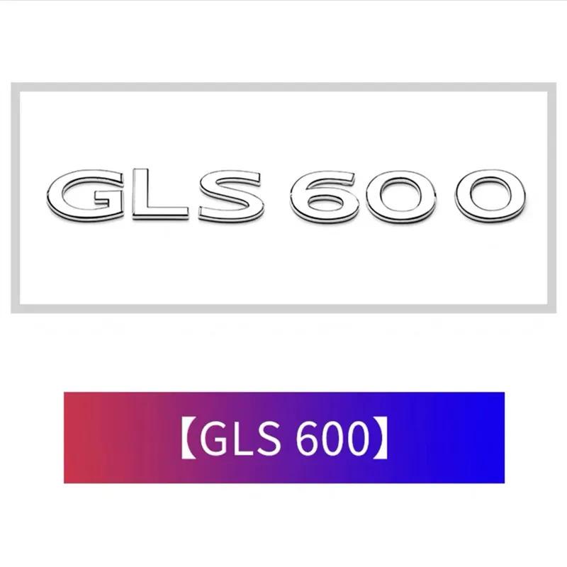 Car Trunk Letters Logo Chrome Decals Emblem Badge Sticker For Benz Maybach S480 S580 S600 S680 GLS480 GLS580 GLS600 GLS680