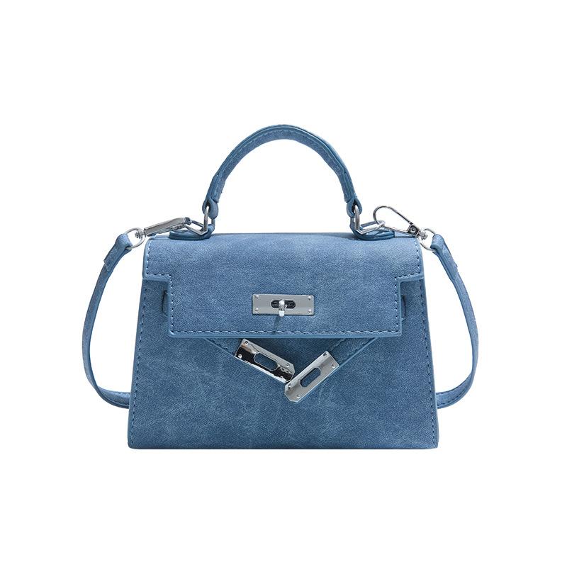 Fashion Solid Color Women's Spring and Summer New Casual Texture Messenger Bag Simple Solid Color Shoulder Bag