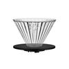 MHW-3BOMBER Glass Coffee Dripper Reusable Cone Pour Over Coffee Dripper with Filter Paper Professional Home Baristas Accessories