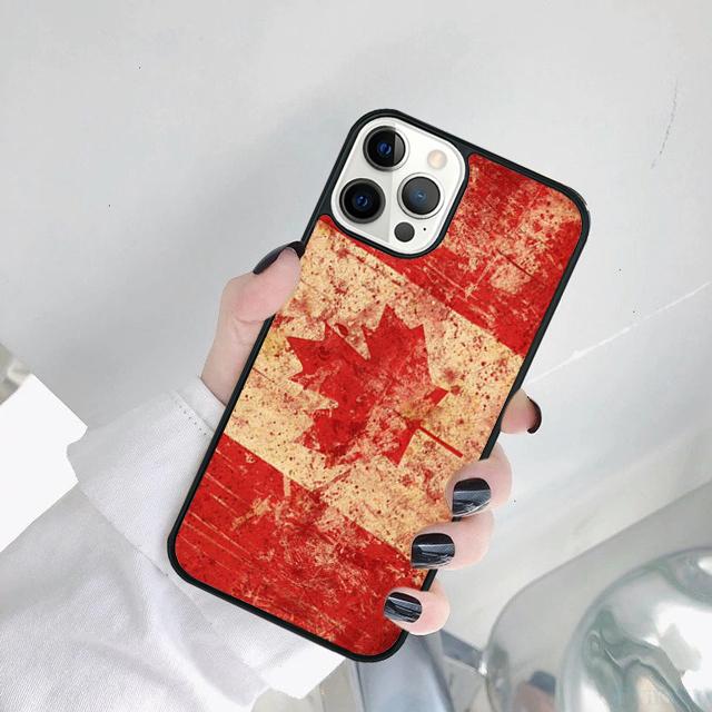 Canada Flag Phone Case Cover For for iPhone 17 Air 15 16 14 11 12 13 Pro MAX Plus