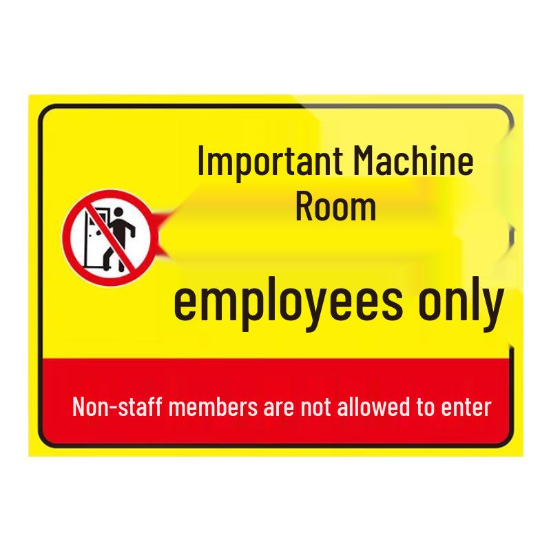 No Smoking/No Fire Safety Sign Sticker 15x20cm