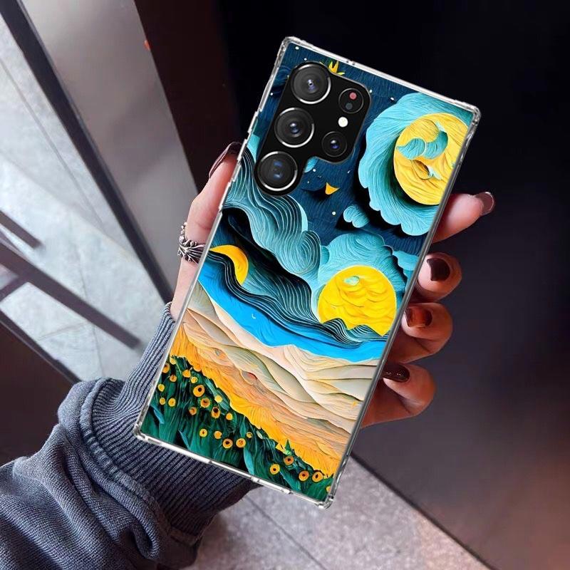 

Natural Trees in Mountain Ranges Phone Case For Samsung Galaxy S26 S25 Edge S24 S23 Ultra S22 Plus S21 S20 FE Soft TPU Back Cove Samsung S23 Plus