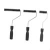 3x Fiberglass Roller Tools Bubble Paddle Ergonomic Handle Hand Rollers Portable for