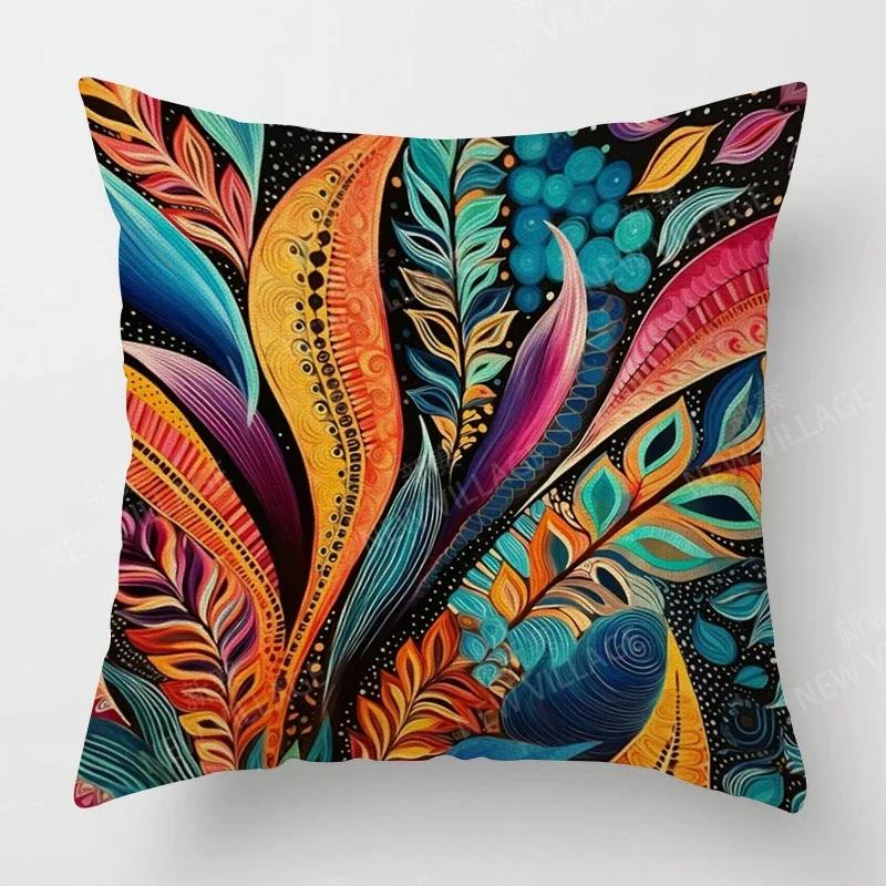 Modern Decorative Cushion for Home Living Room Decor Throw Pillow Cover _ Abstract Sofaymbztf-,(6)