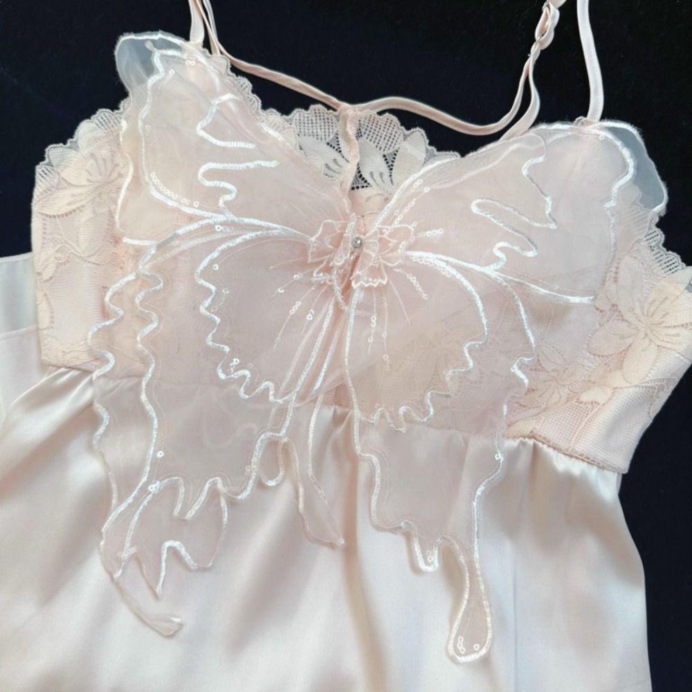 Lace Fabric Butterfly Patch Double Layer 3D Wings Patch  Clothes Decoration