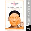 O3+ Vitamin C Facial Kit Depigmentation Single Use Kit with Peel Off Mask, 45g & O3+ Whitening Facial Kit With Brightening & Whitening Peel Off P