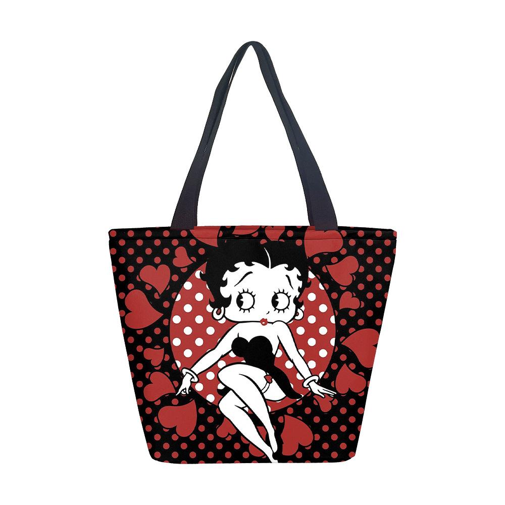 Borsa a Mano da Donna Ragazza Africana Borsa a Spalla Ragazza Borsa in Tela Stampata Tendenza Moda Borsa Tote di Grande Capacità
