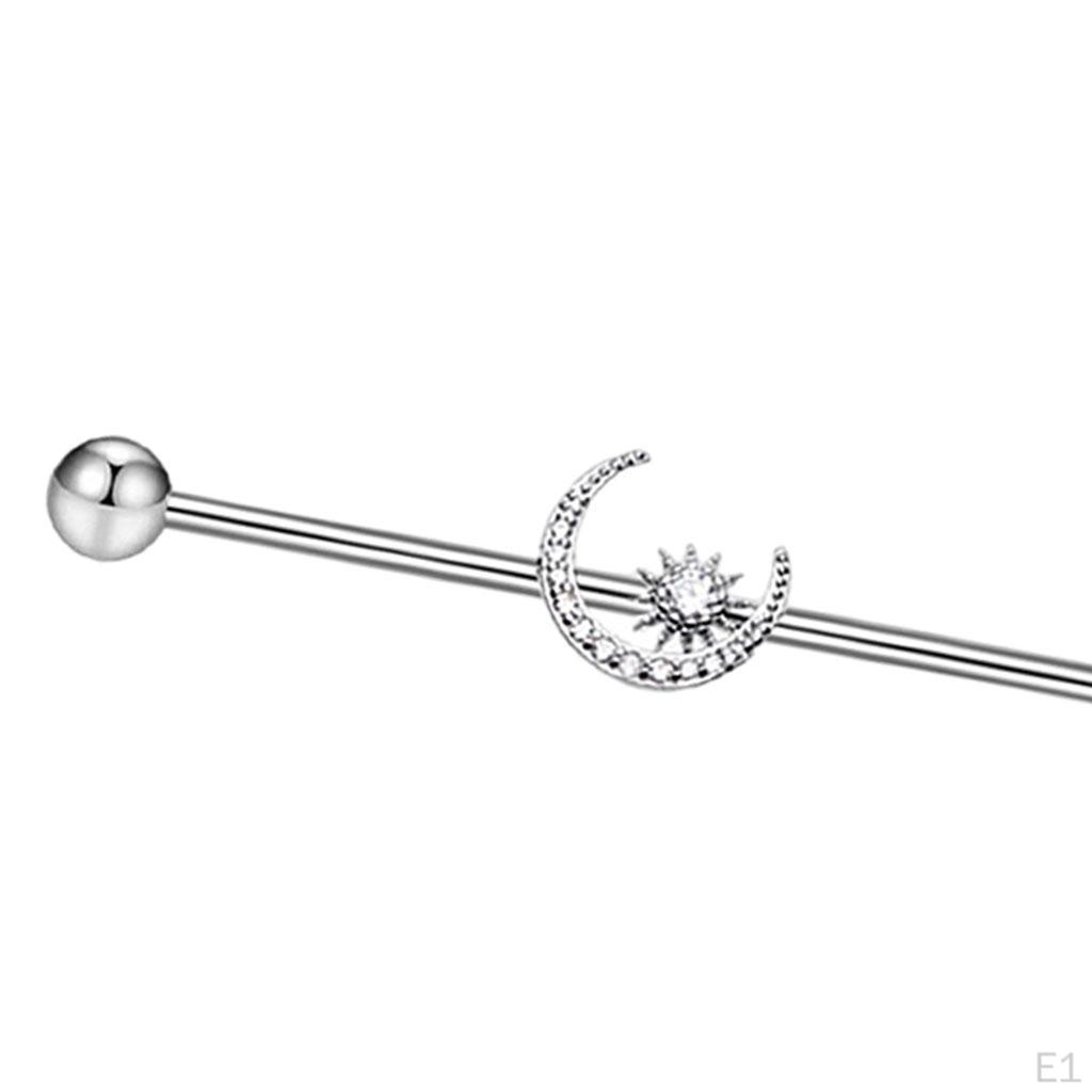 Elegant Stainless Steel Barbell Jewelry for Special Occasions
