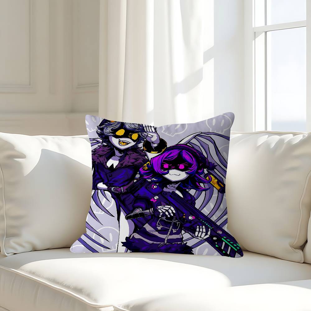 Anime Murder Drones Povlak na polštář Odnímatelný Pratelný Potah na polštář – Celoroční Měkké Lněné