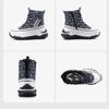 Cool Women's High-tops, Autumn and Winter Platform Shoes, Fleece Boots, Women's PU Leather Shoes, Snow Boots