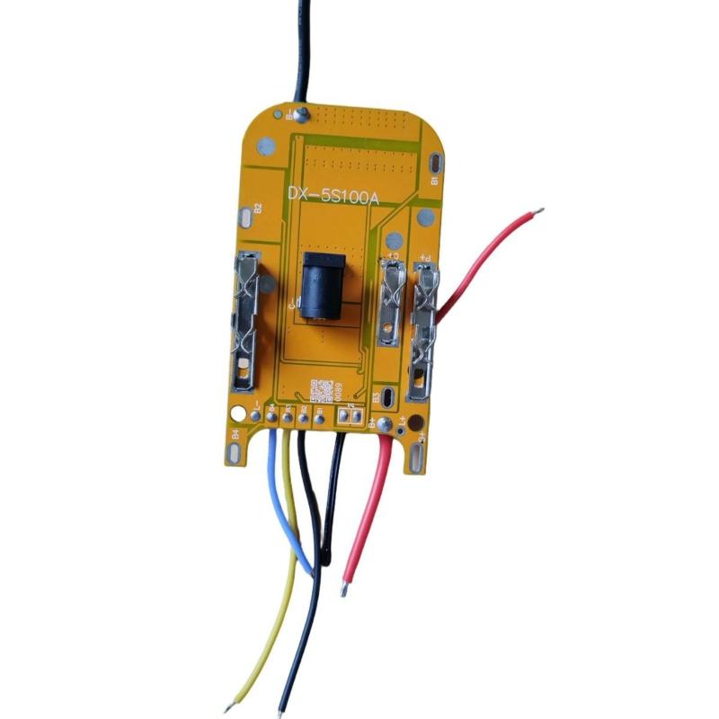 1Pcs Pcb 18650 Battery Charge Protection Board For  5S 21V 100A Lithium Battery Protection Board Power Tool Accessories