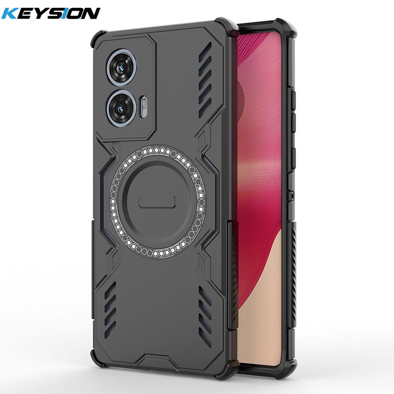 

KEYSION Полый чехол для отвода тепла для Motorola Edge 50 5G 50 Neo Магнитное охлаждение Ударопрочная крышка для телефона для Edge 50 Fusion for Edge 50 Fusion чёрный