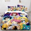 3D Print Fairy Tail Anime Natsu Bedding Set Duvet Cover Bed Set Quilt Cover Pillowcase Comforter king Queen Size Boys Adult