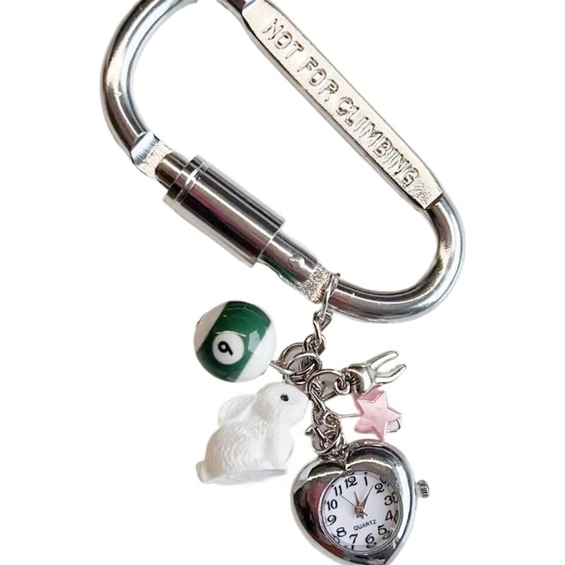 

Exquisite Metal Rabbit Keychain Portable Accessory for Couples Seek Personalize Gifts and Retro Fashion Accessories 1
