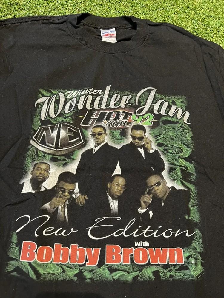 Винтажная футболка для мужчин Inglewood Boys II 2 Bobby Brown New Edition R&b BT1189 Унисекс XXXXL