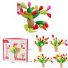 Cactus Wooden Interlocking Building Blockskids Learning Cognitive Development