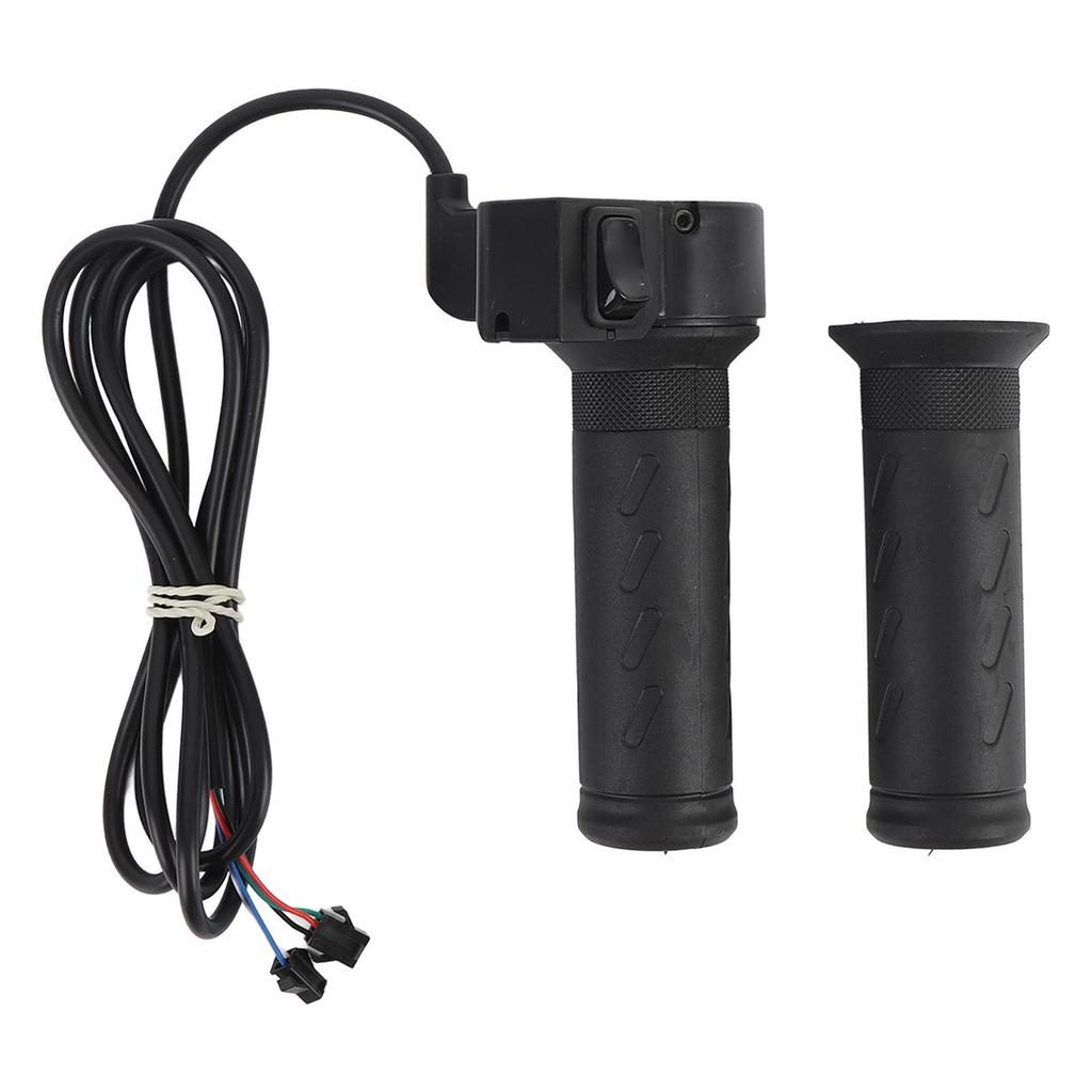 Electric Throttle Grip with Forward Reverse Switch Anti Slip Waterproofing Electric Cycle Twist Handlebar 1.6m Cable SM